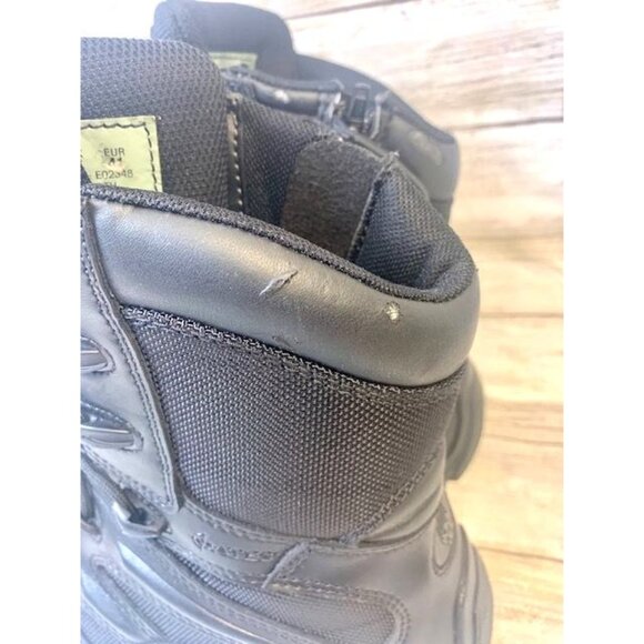 Bates Mens Black Leather Tactical Boots Size 8 Medium Width - Picture 6 of 12